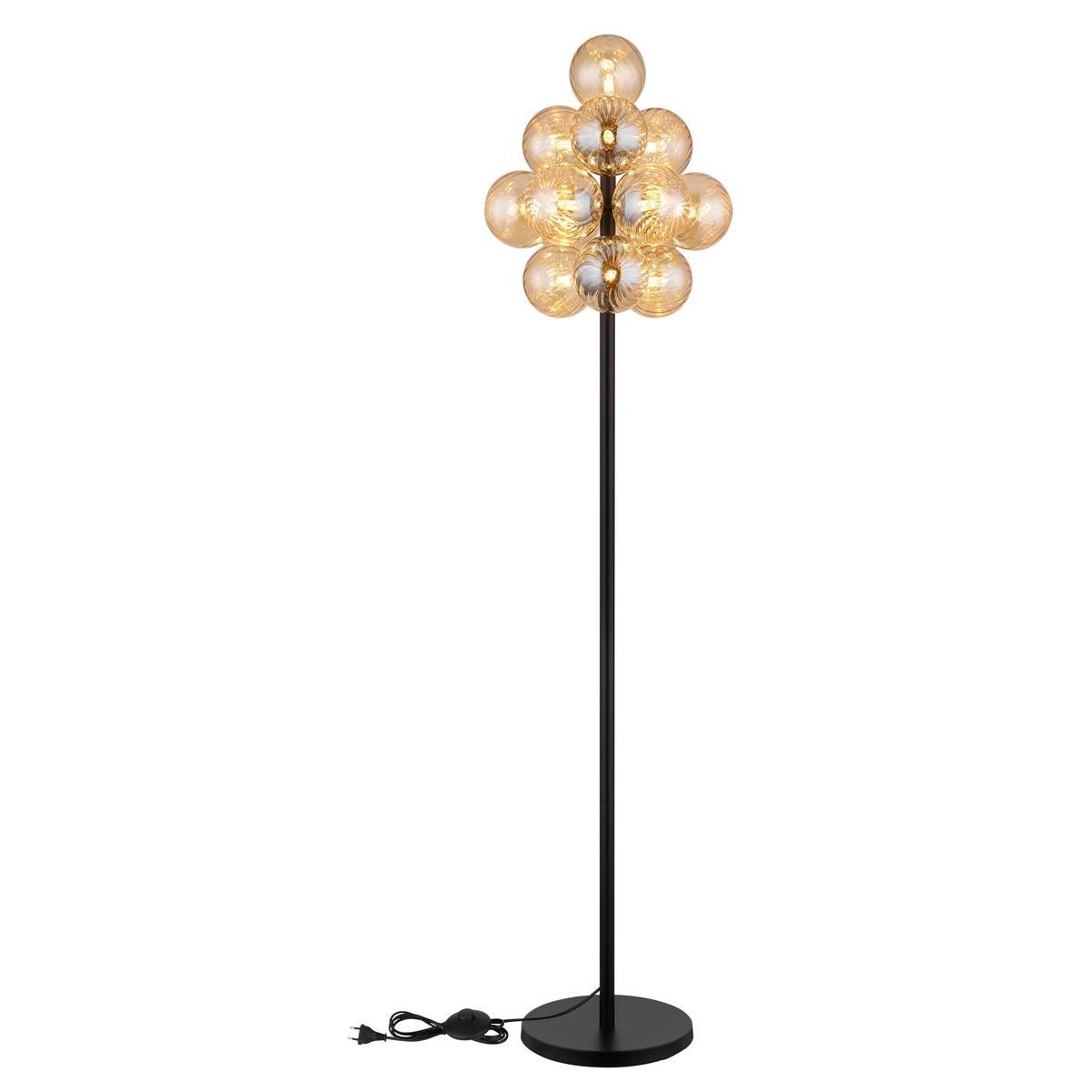 Lampade: Stehleuchte, Glas, Amber, 160 cm Höhe – Nuovo (secondo la descrizione) da Kreuzlingen venduto da Smart-Light 4
