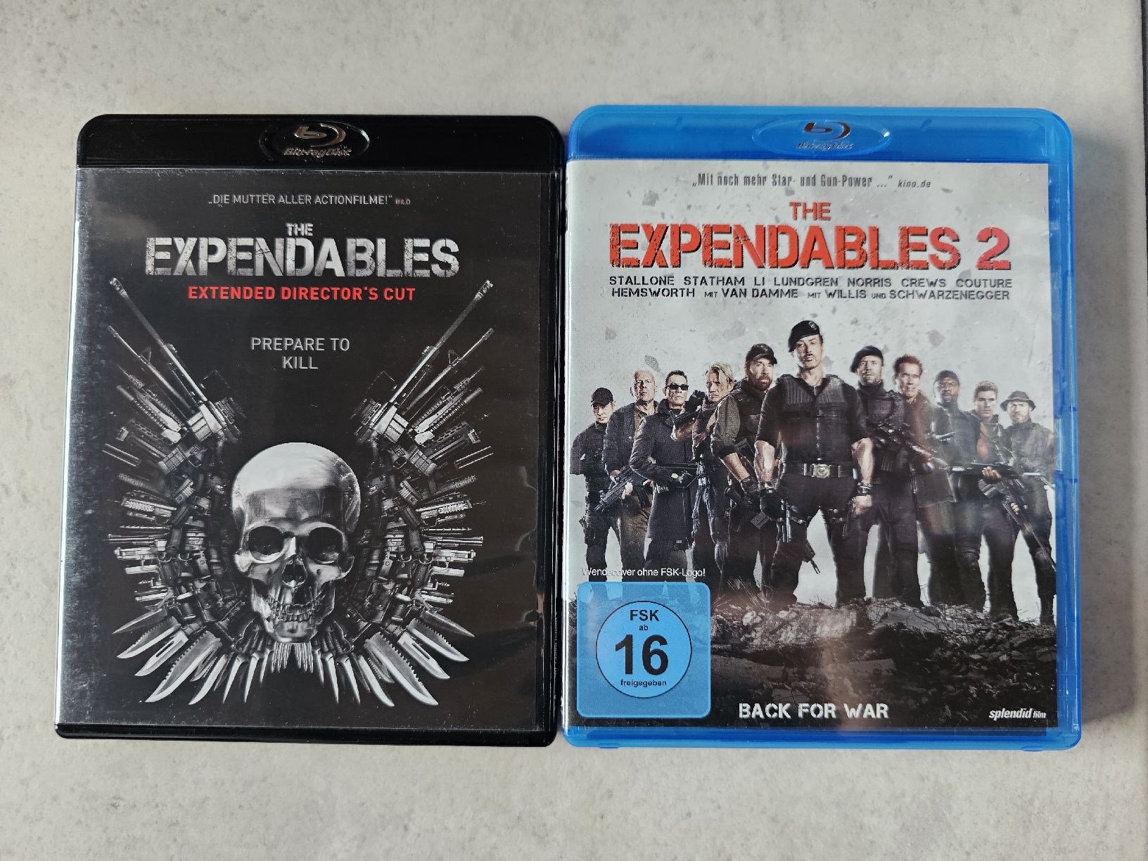 Tutti i DVDs: The Expendables  -  Teil 1 - 2  /  Bluray – Usato da Schneisingen venduto da backstore24