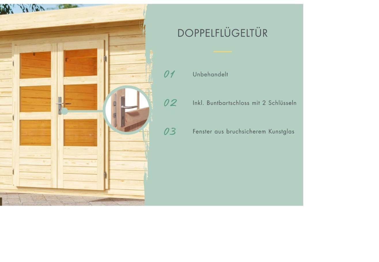 Casette da giardino & serre: Gartenhaus Multifunktionshaus, Anbaudach - Gratis Versand – Nuovo e nell'imballaggio originale da Kleinwangen venduto da Maluwa_GmbH 6