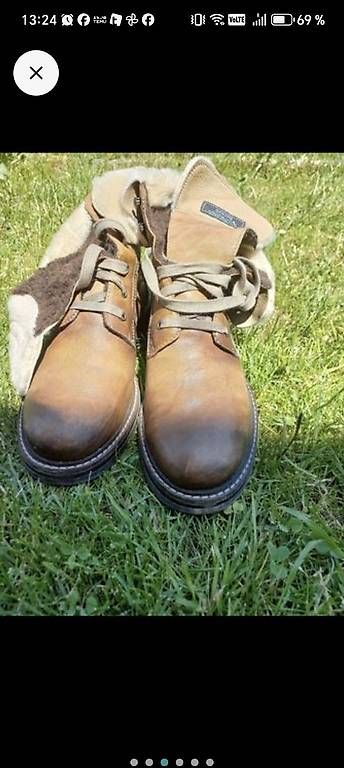 Chaussures hommes: Stiefel Unisex Leder Grösse 41  – D'occasion à Wila par neu_s8qs