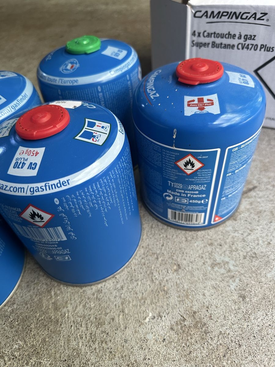 Campingaz Apparecchiature e tecnologia a gas: 6x CV 470 Plus / Easy Clic Plus 450g Gas Kartusche – Nuovo (secondo la descrizione) da St. Gallen venduto da Vitalia