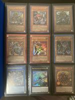Yu-Gi-Oh Kartensammlung im Ordner diverse Karten