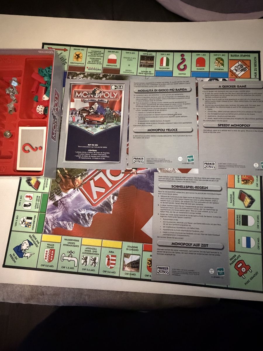 Giochi: Monopoly Suisse Schweiz édition Swisscom Parker – Usato da Genève venduto da sho_67qj 3