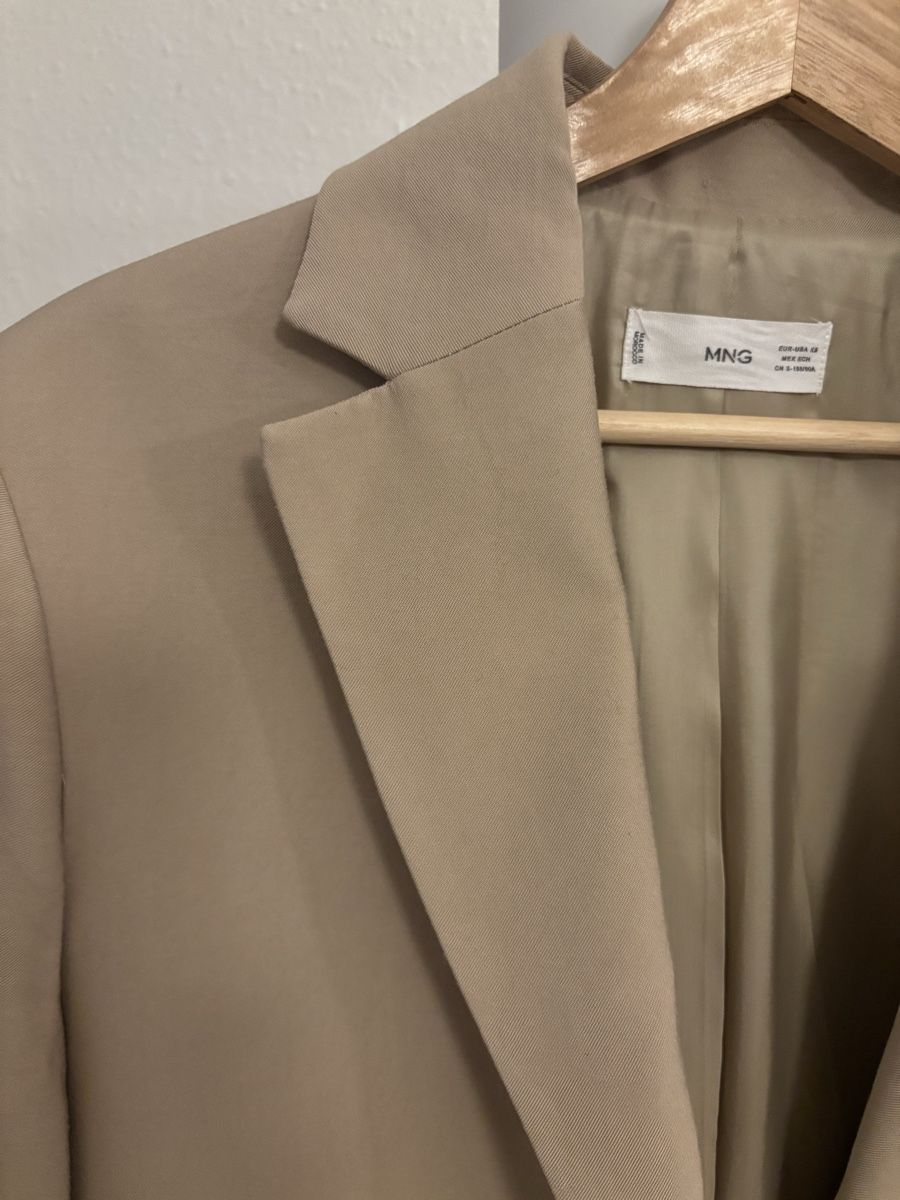 Mango Giacche: Élégante veste oversize beige Mango – Nuovo (secondo la descrizione) da Onex venduto da ali_8gbq 5