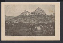 Schwyz   -   altes Bild (Xylographie) über 100 Jahre alt