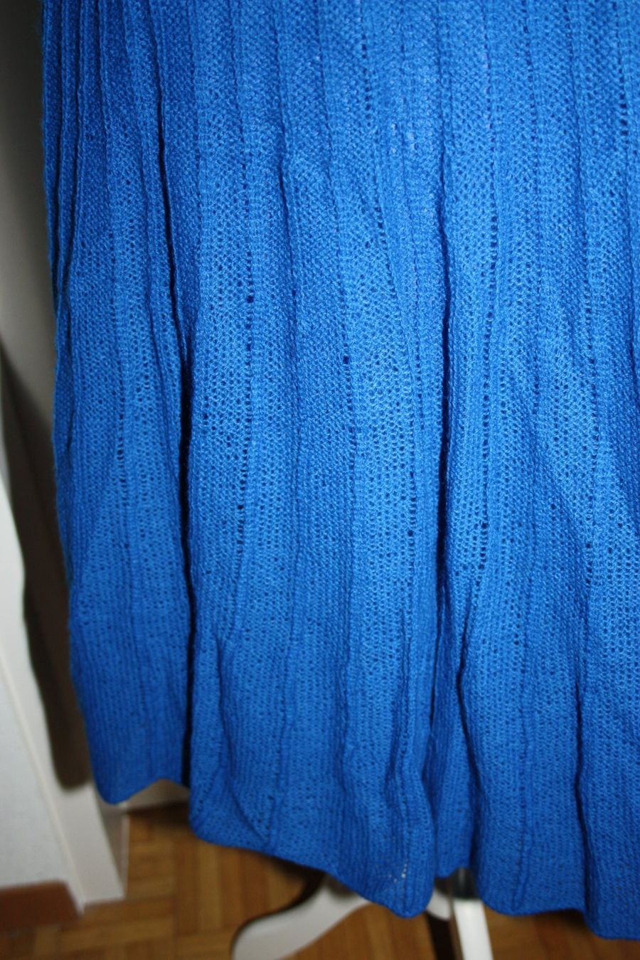 Gonne: Jupe Rock mit elastischem Bund blau handgestrickt Gr. XL – Nuovo (secondo la descrizione) da Flüelen venduto da Diversicum-Textil 3
