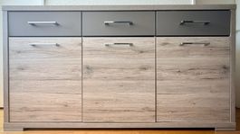 Grosses Sideboard | Holzoptik & Grau | Sehr guter Zustand
