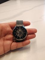 Fossil Herren Automatikuhr mit Milanaise Armband