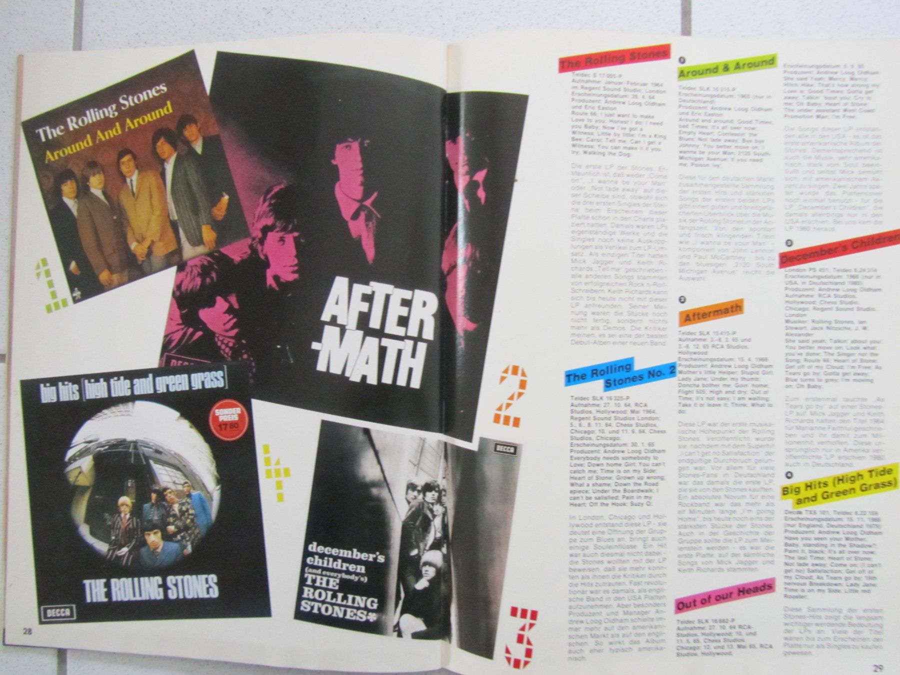 Riviste & Magazine: Rolling Stones, Magazin von ca. 1982 / 1983 – Usato da Weiningen ZH venduto da dietsch57 6
