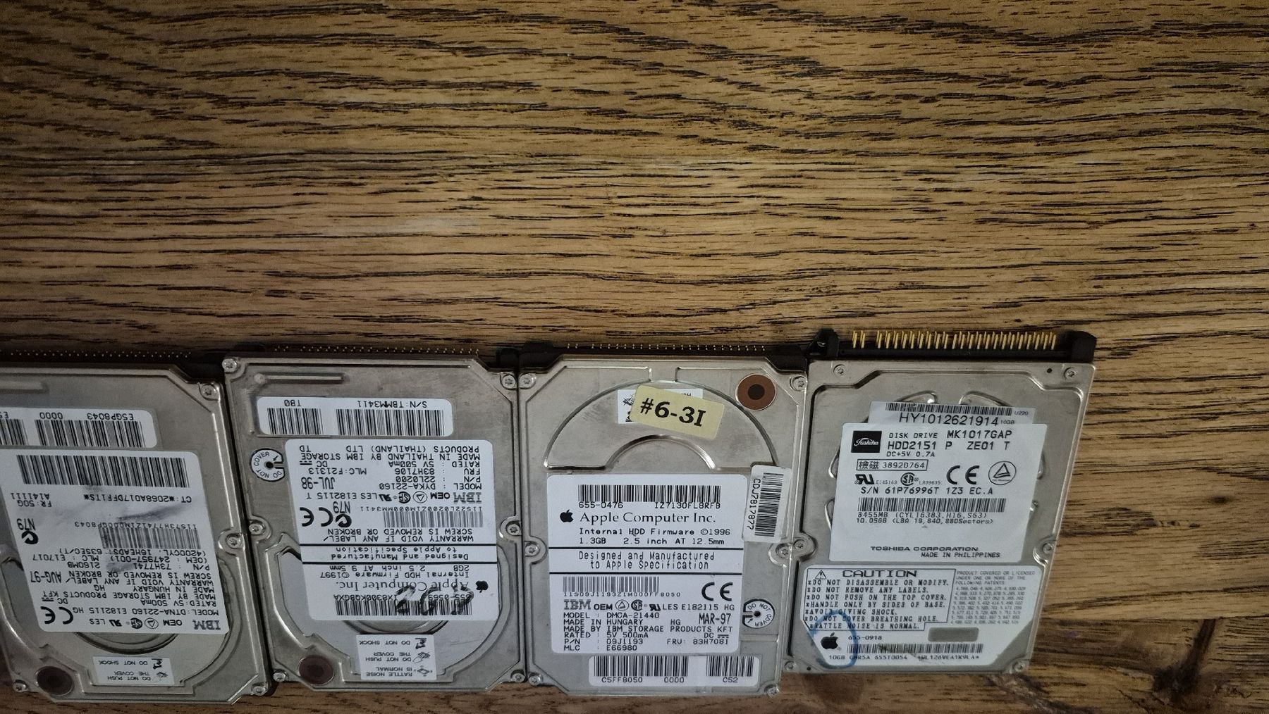 Harddisks: 4x vieux disque dur ide 2.5 – Gebraucht aus Léchelles von sim7891 1