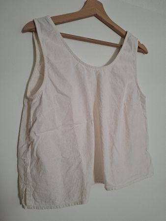 Damen Top ARMAND ANGELS Grösse L Creme neuwertig Leinen