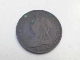 🇬🇧 UK Half Penny 1898 Britannia - Queen Victoria