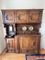 Antikes Innerschweizer Buffet mit Zinnnische, ca. 18.Jhdt.