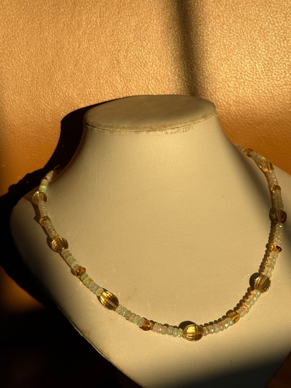 Catenine: Wunderschöne Opal, Citrin, Bernsteinkette NEU – Nuovo e nell'imballaggio originale da Basel venduto da Chili007 5