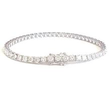 4.31ct. F/VS Diamantarmband: 750 Gold, 53 Diamanten, 14.490