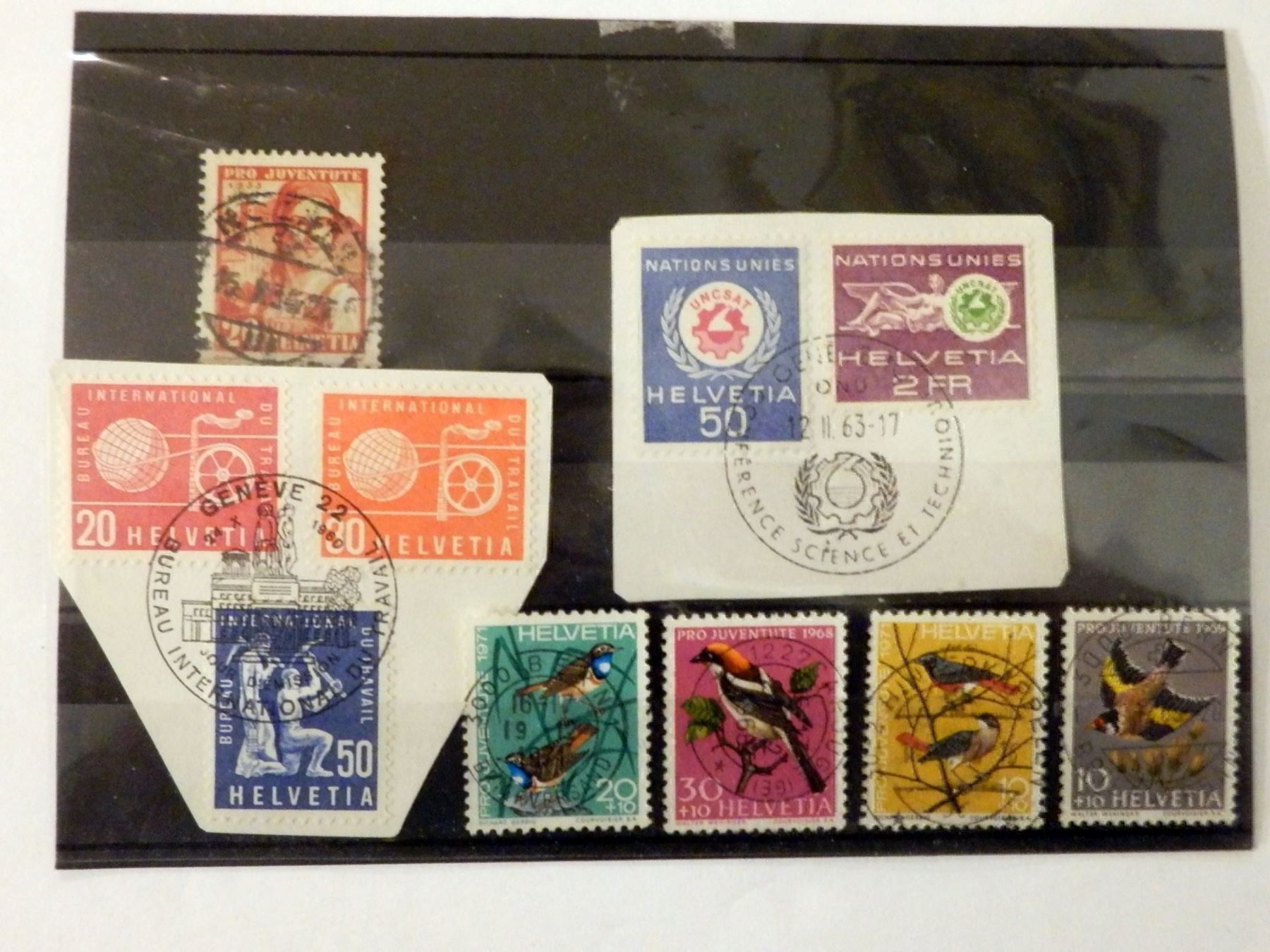 Tous les timbres: Vollstempel, Einsteckkarte, PJ, UNO, BIT – D'occasion à Ueberstorf par dinbau
