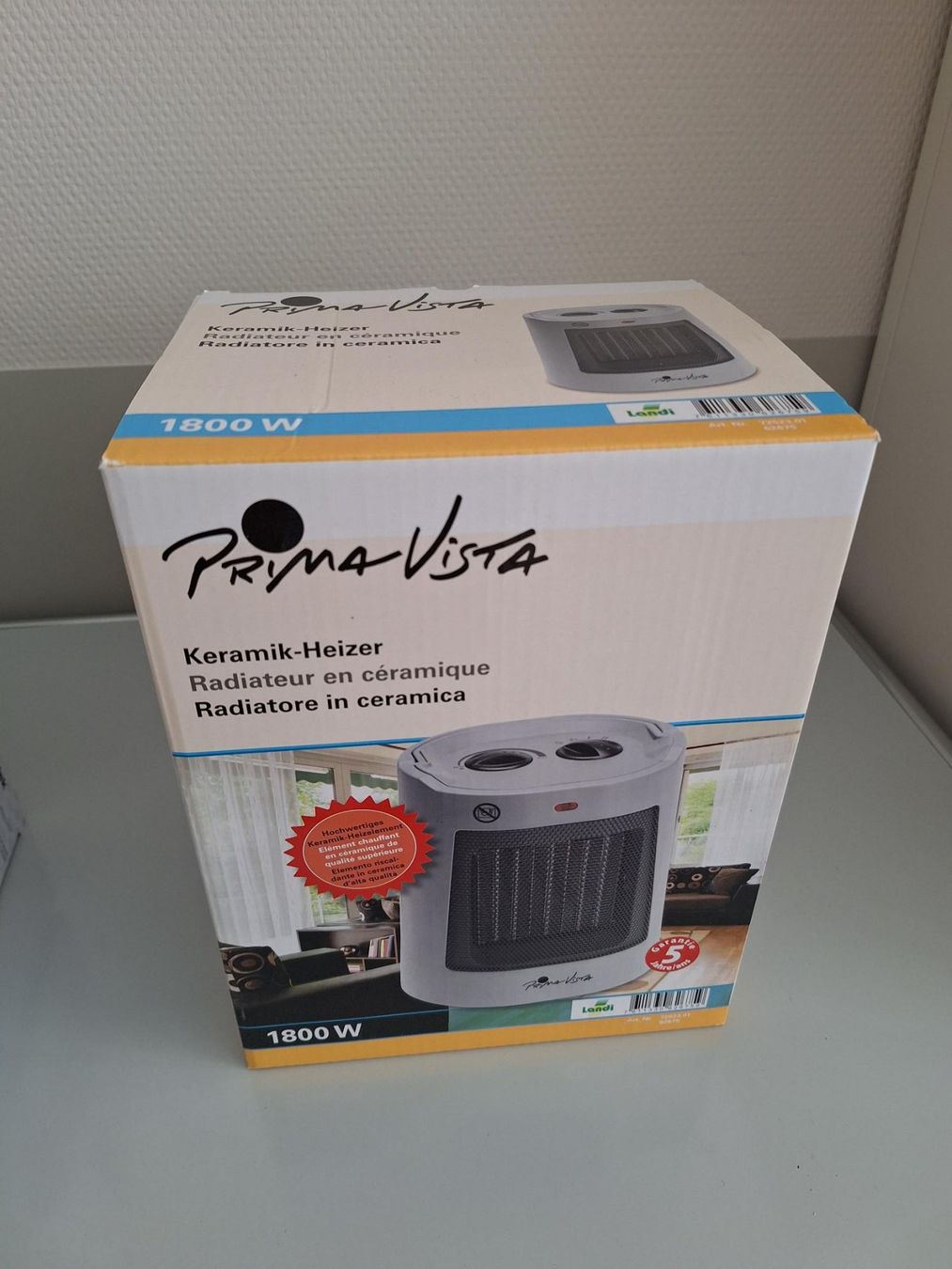 Radiatori: Keramit Heizer 1800 W – Nuovo e nell'imballaggio originale da Bonstetten venduto da mausebaer1