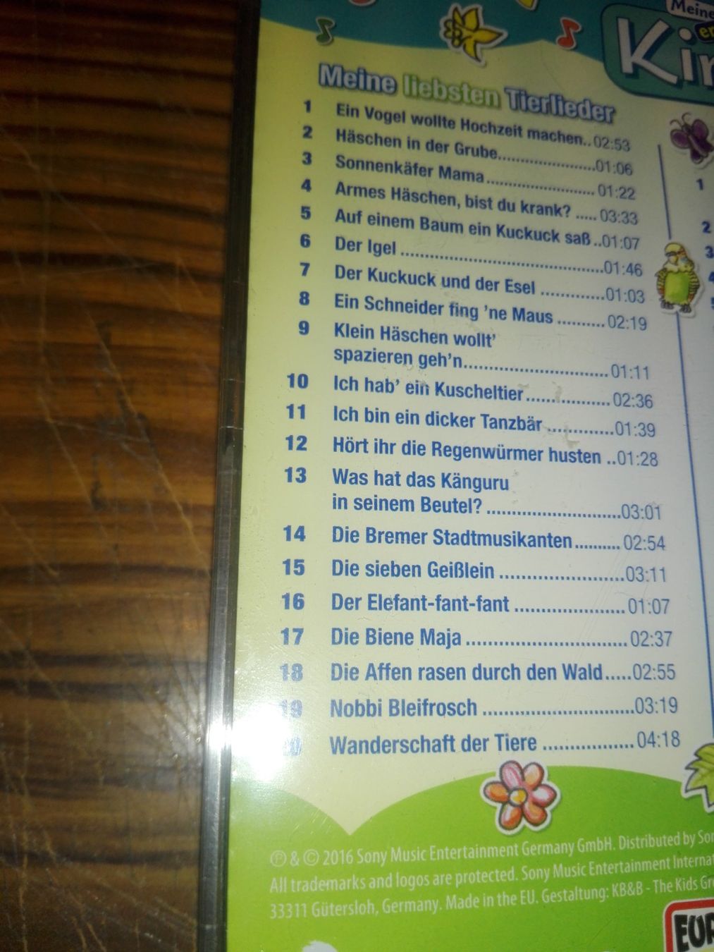 CDs: Meine ersten Kinderlieder - Tierlieder uvm.   (3er CD Box) – Gebraucht aus St. Gallen von elk2021 6