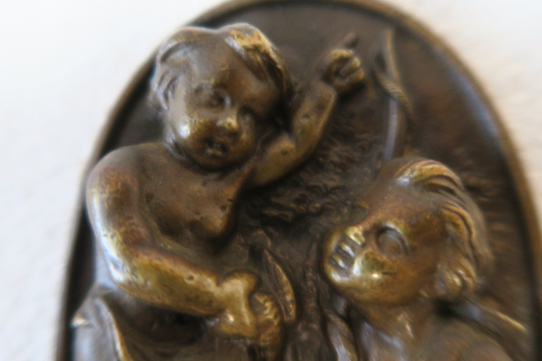 Sculture & Statue: Reliefplakette Bronze 17/18 Jh – Usato da Wädenswil venduto da Turusukko 4