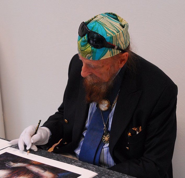 Dipinti: Mädchen mit grossem Hut ERNST FUCHS Giclee handsigniert/num – Nuovo (secondo la descrizione) da Basel venduto da Luge 5