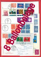 Der Brief-Lot 8 Verschiedene Ballonbelege mit Zusatz-Stempel