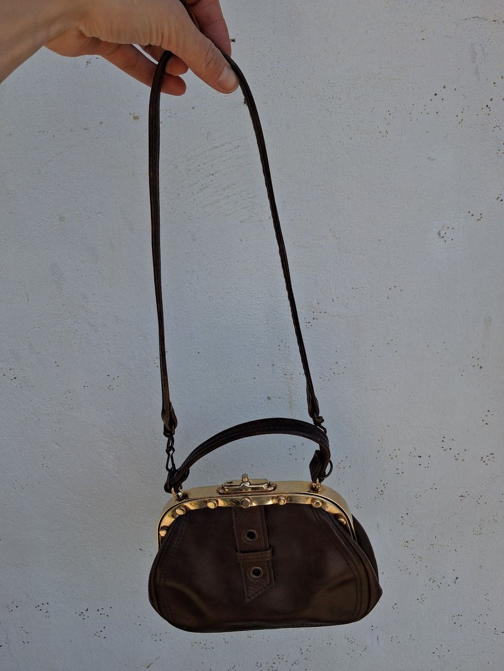 Borse da donna: Braune vintage Ledertasche Schaffhauser Lederwaren – Nuovo (secondo la descrizione) da Wald ZH venduto da e8e 9
