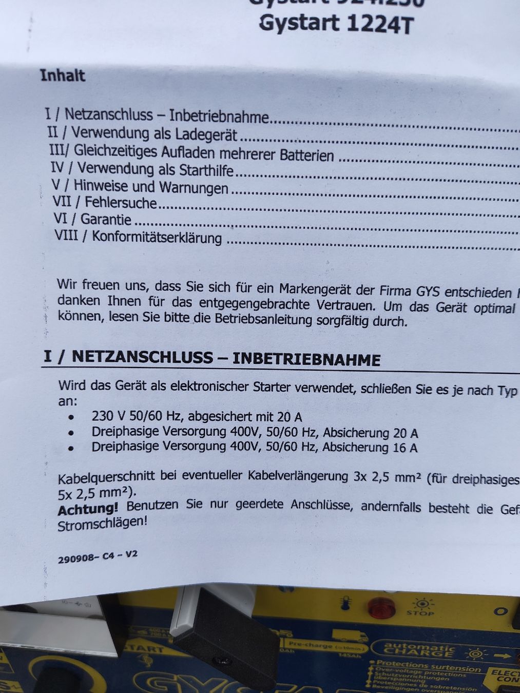 Caricabatterie: Profi Batterie aufladegerät und booster – Nuovo (secondo la descrizione) da Menziken venduto da Dragon-Fuchur 5