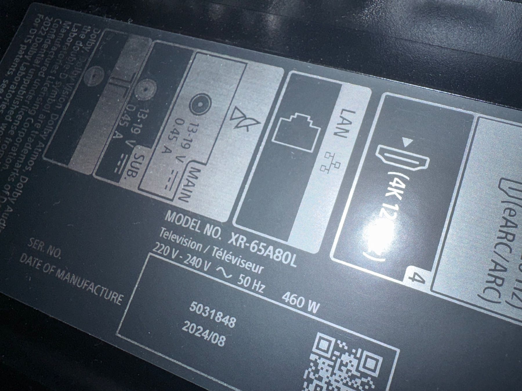 Televisori: Sony TV XR-65A80L – Usato da Kleinandelfingen venduto da phi_p868 2
