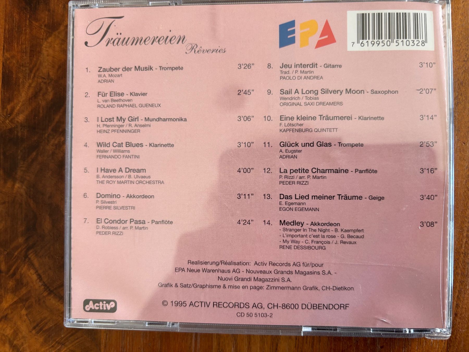 CD: CD Träumereien – Usato da Balsthal venduto da Uroby 2