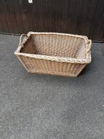 Wäschezaine     Weidenkorb 70cm x 50 cm  x 32 cm