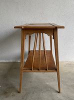 Table d'appoint ancienne en bois, style vintage, bon état