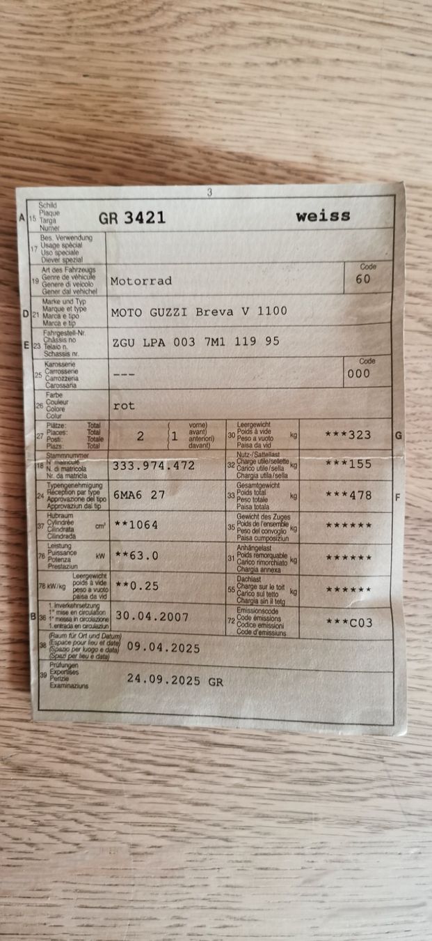 Moto Guzzi Strada: Moto Guzzi Breva 1100 ABS – Usato da Malans GR venduto da hpgo 2