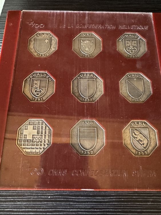 collection de pièces 700 ans de la Confédération hélvetique Kaufen
