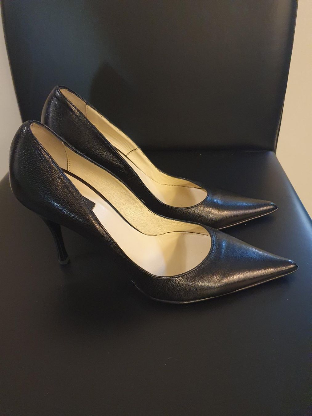 Scarpe da donna: High Heels Leder schwarz Gr 39 – Nuovo (secondo la descrizione) da Küsnacht ZH venduto da marinalix 2