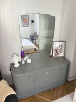 Sideboard Anthrazit mit Spiegel
