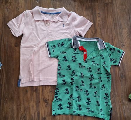 2er Set Polo Shirts Gr. 110 Sommerlich für kleine Jungs!