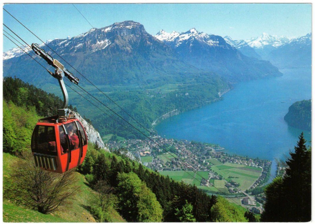 Cartes postales: Brunnen - Luftseilbahn Urmiberg – D'occasion à Binningen par Mountainrider