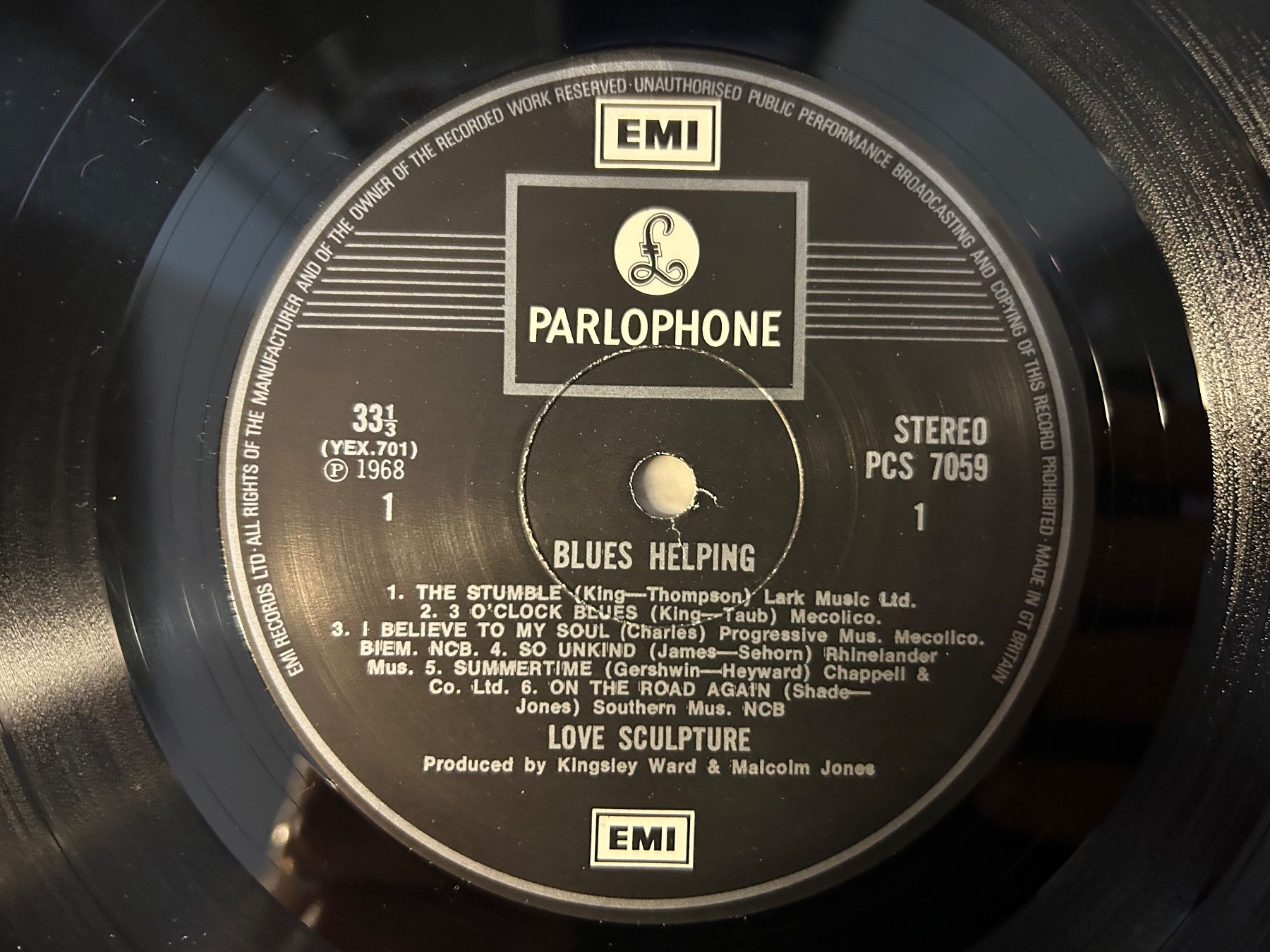 Vinyles: Love Sculpture - Blues Helping – D'occasion à Aesch BL par BlueMusicRecords 2