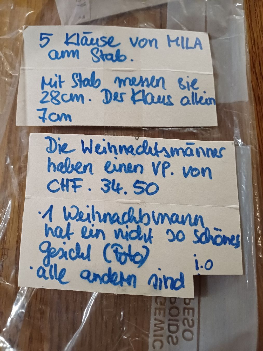 Figuren: 5 Kläuse Weihnachten – Neu (gemäss Beschreibung) aus Gächliwil von lesidees 6
