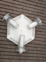 Deckenleuchte, 3 verstellbare Deckenstrahler aus Metall