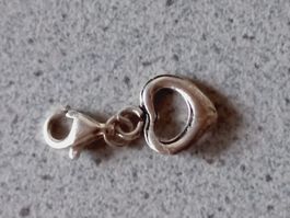 Kleiner Hertz Anhänger mit Silber Karabiner