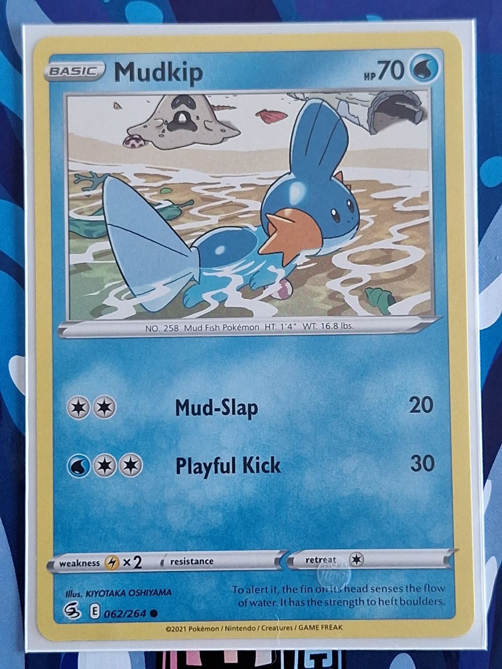 Pokémon Carte collezionabili: Mudkip - Fusion Strike - #Ord3 – Usato da Altstätten SG venduto da GGsGameshop