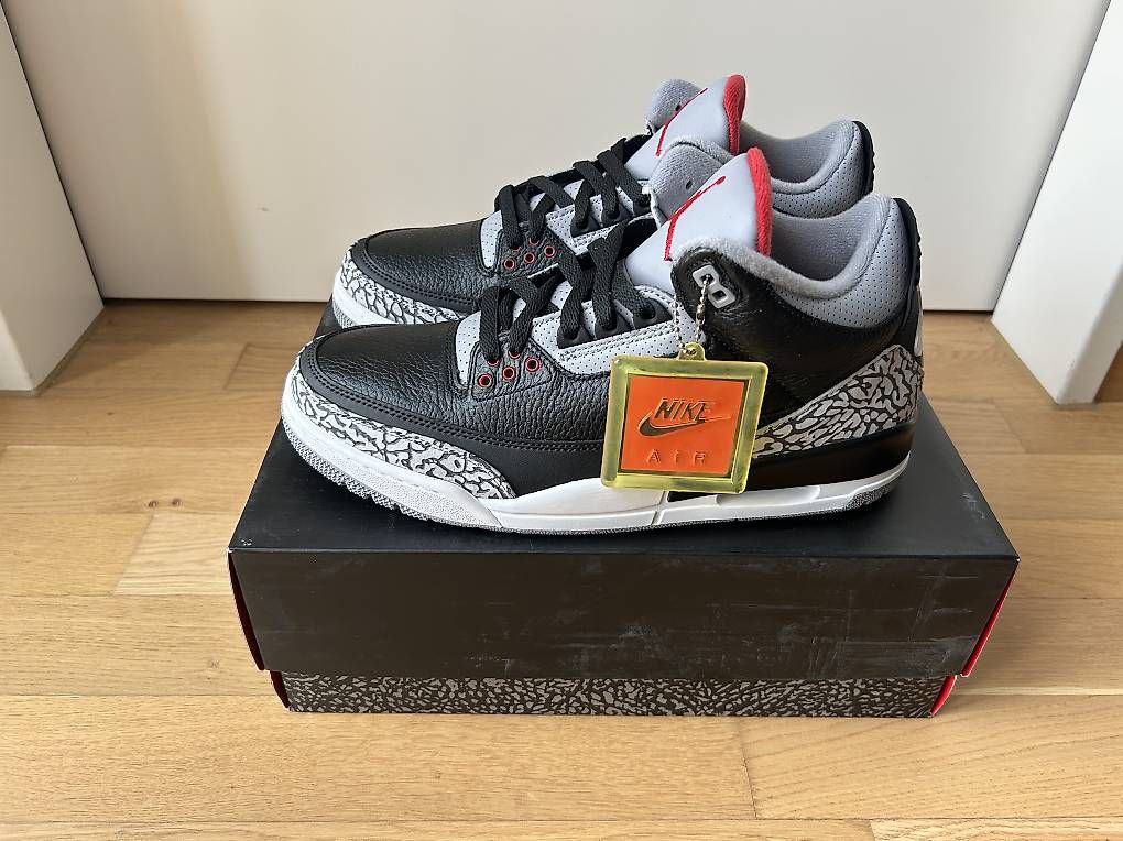 Scarpe da uomo: Air Jordan 3 Retro 'Black Cement' Gr. 45 -2018 – Usato da Zürich venduto da mullf 1
