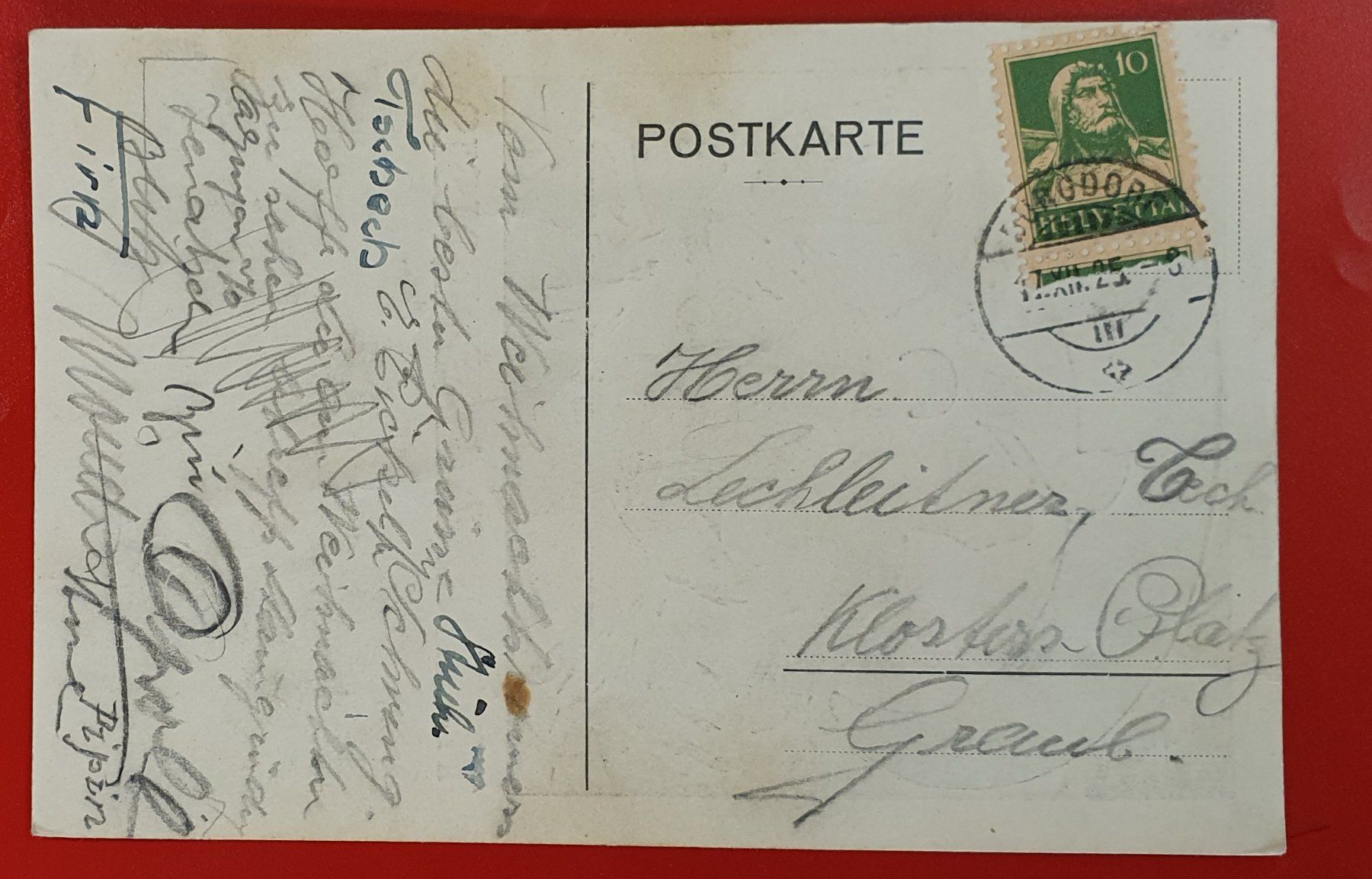 Cartoline postali: Technika Bernensis Burgdorf 1925 – Usato da Kreuzlingen venduto da Rschweiz1 1