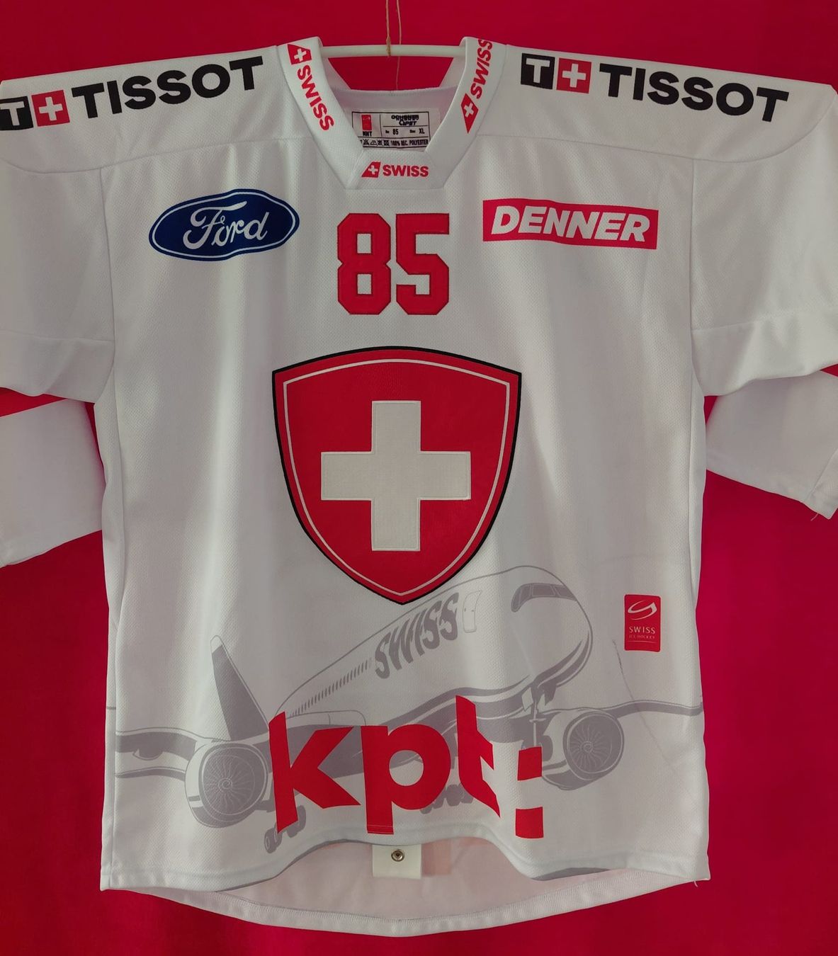 Schweizer Nati Canottiere & Pantaloni: Swiss Eishockey Trikot Andrighetto – Usato da Wilen b. Wollerau venduto da Sousi82 4