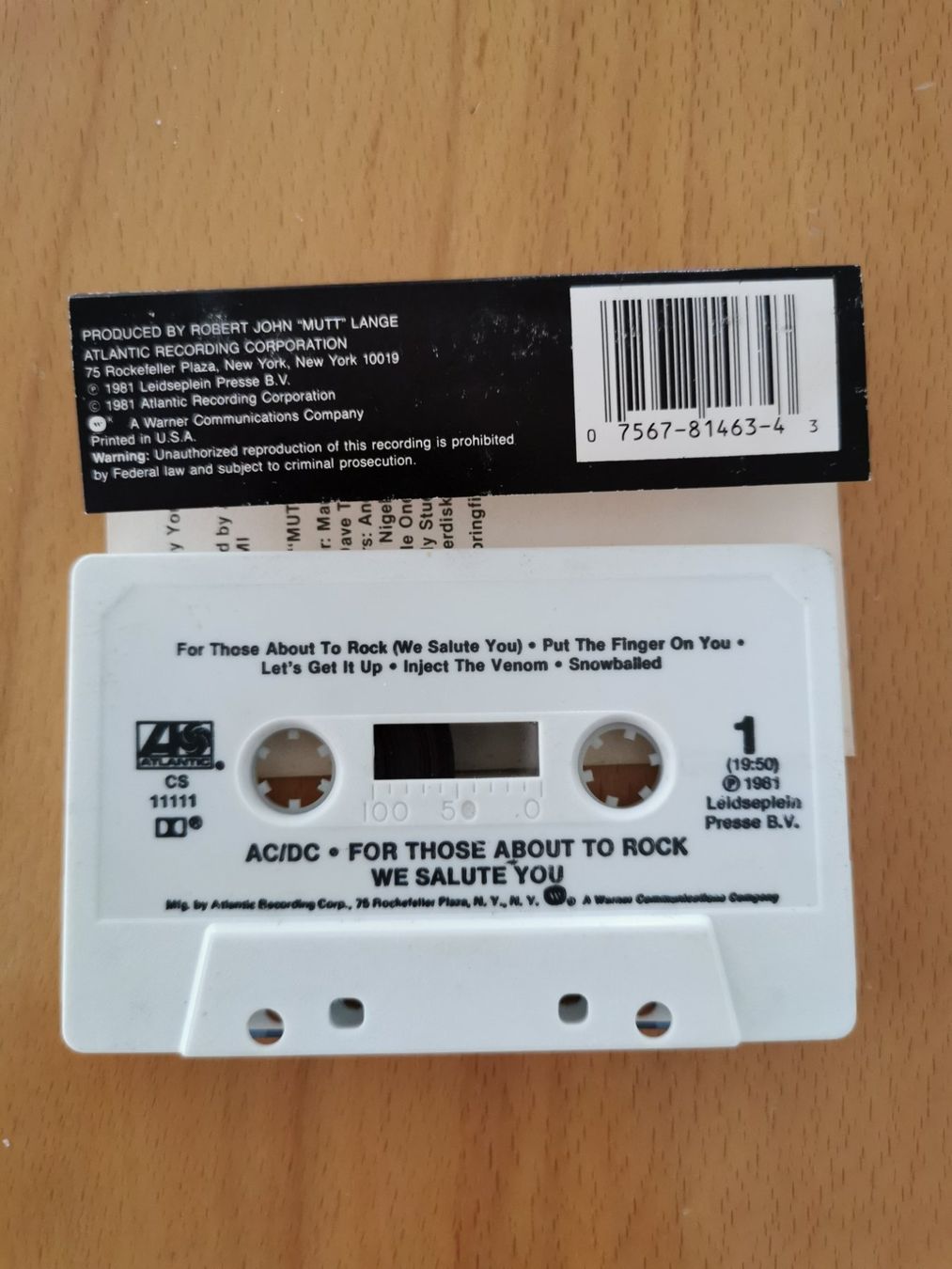 Kompaktkassetten: AC/DC- For Those About To Rock We Salute – Gebraucht aus St.Gallen von Tamal0204 1