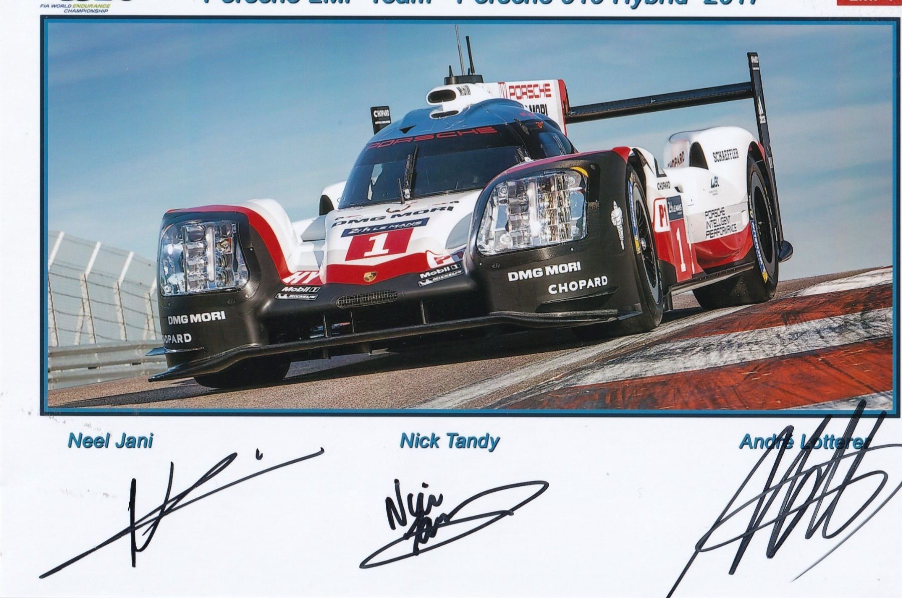 Autografi: Porsche Team 919 Hybrid 2017 – Usato da Grabs venduto da Sauber60