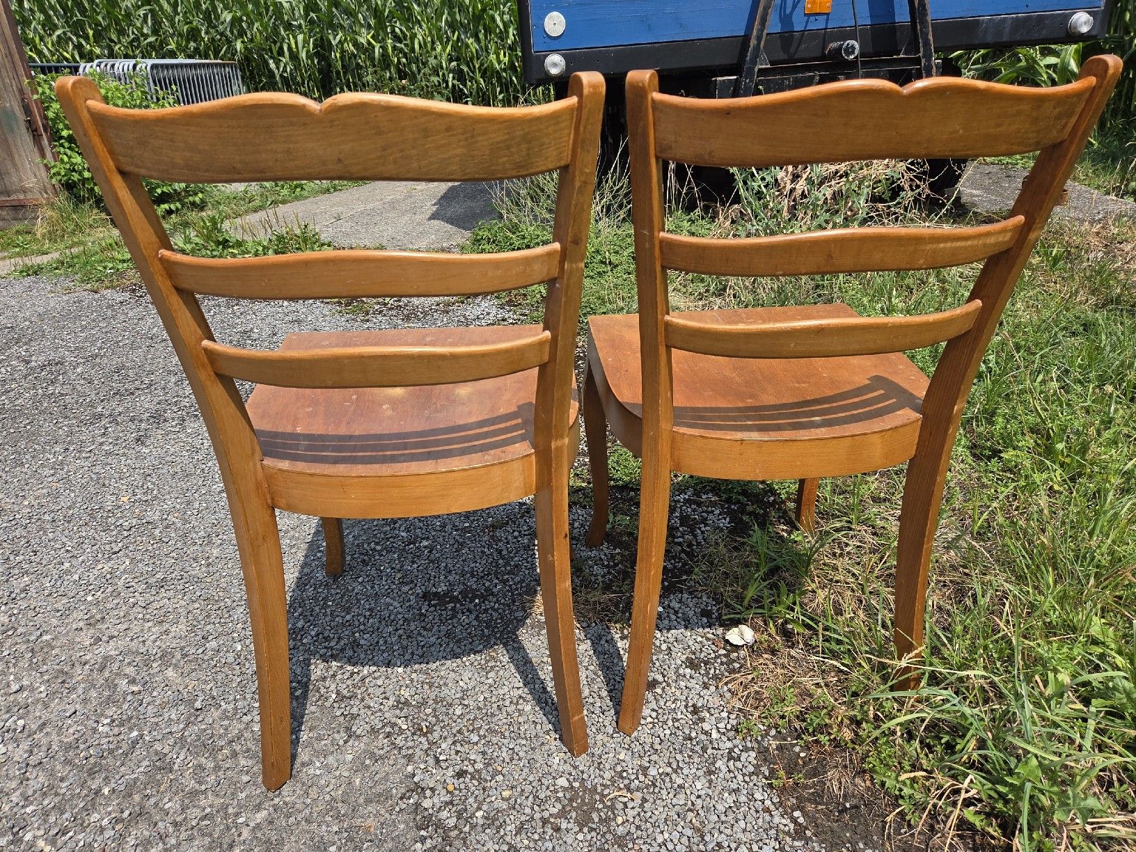 Chaises: 2 antike Holzstühle – D'occasion à Wädenswil par weihpos 4