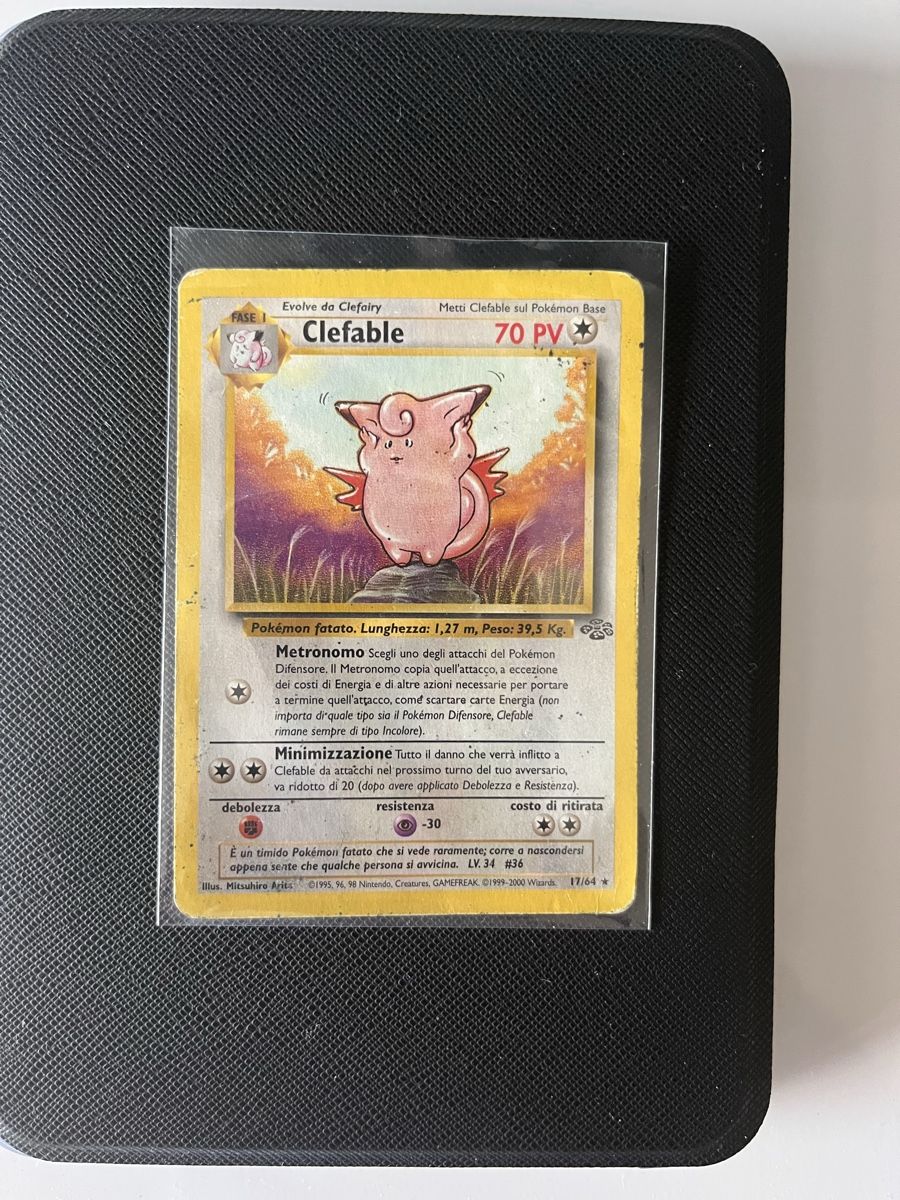 Pokémon Carte collezionabili: Clefable Jungle – Usato da Massagno venduto da Twittami