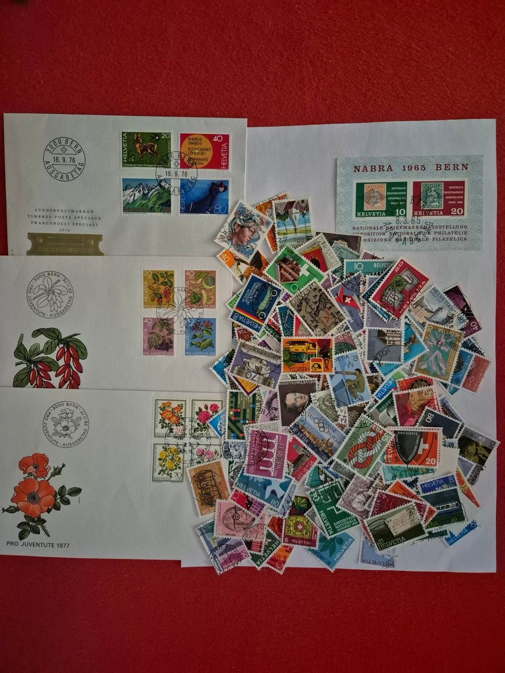 Alle Briefmarken: Schönes Lot schweizer Briefmarken – Gebraucht aus Steinhausen von Scrashel